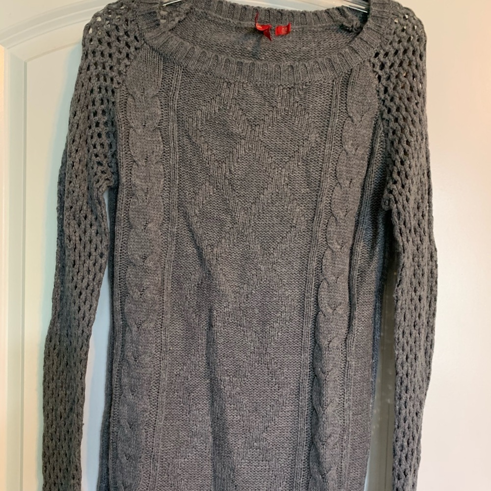 Gray juniors sweater